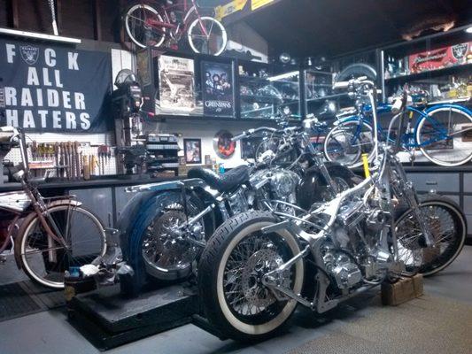 powder coat cabnets and Harleys