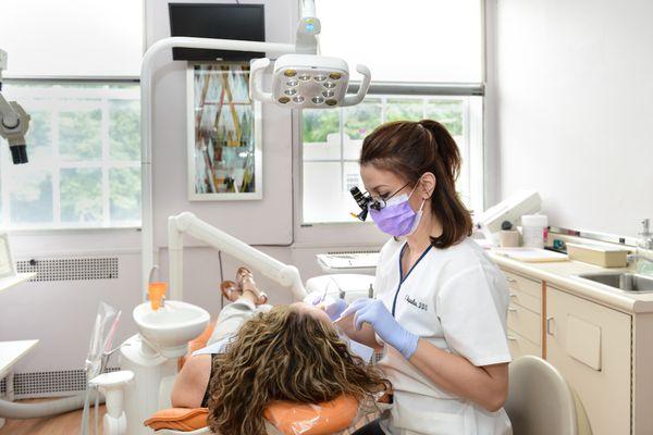 We provide general dentistry care, and specialize in cosmetic, restorative and Invisalign treatment.