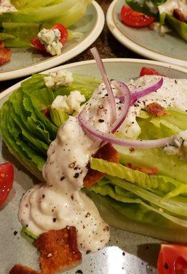 We had the best bacon bleu cheese wedge salad ever by FINEST CITY CHEFS!!!