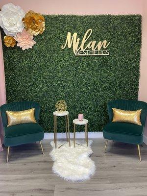 Milan Aesthetics - Waiting Area!