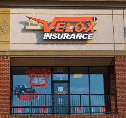 Outside view of Velox Insurance in Doraville, GA