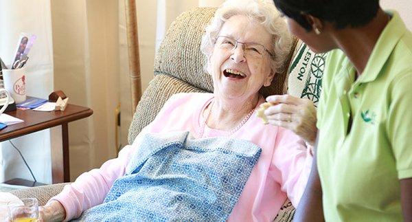 Caregivers who are kind, patient and dedicated to giving their best to your loved one each day.