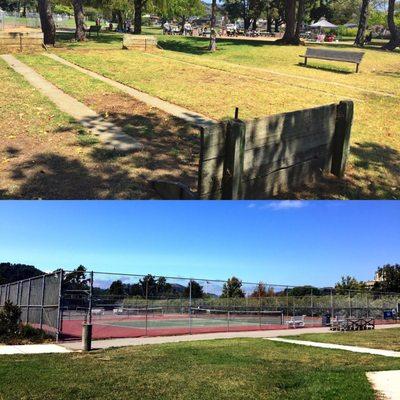 Horse Shoe and Tennis Courts