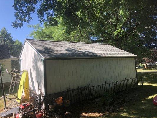 Back of shed complete