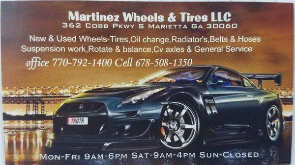 Martinez Wheels & Tires