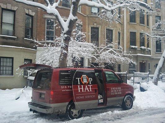 Rain, snow or sunshine, 24/7, Top Hat Home Services is on the job!