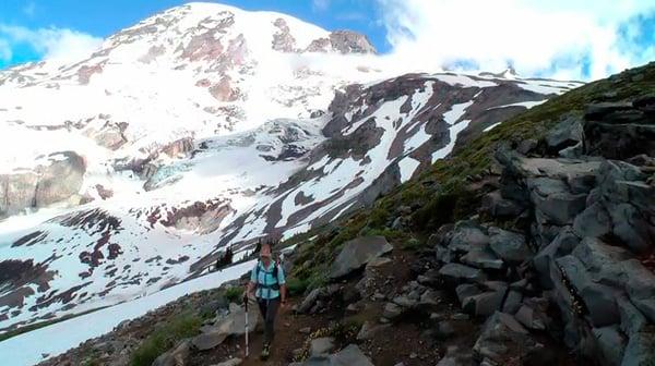 Video still from Whittaker Mountaineering video