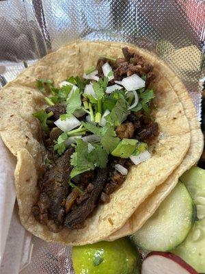 Steak taco