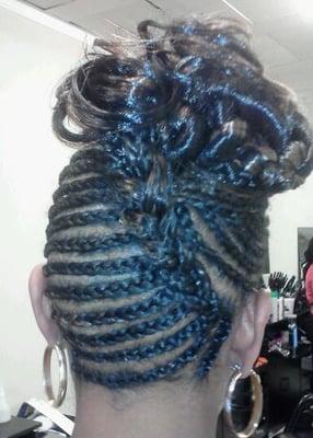 Braided updo by Bri