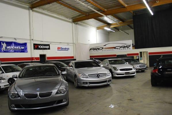 OUR GALLERY IS INDOORS AND WELL LIT SO YOU CAN VIEW OUR CARS RAIN OR SHINE, NIGHT OR DAY.  COME VISIT US.