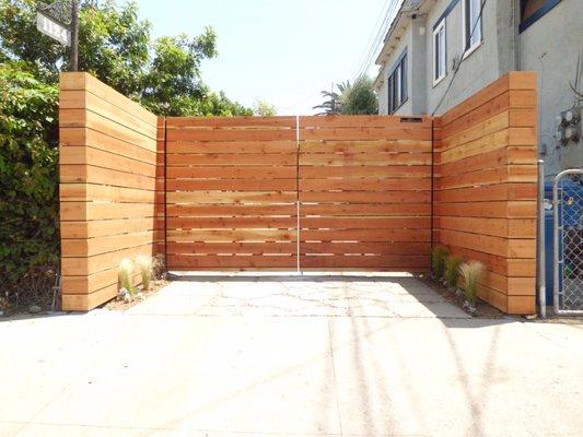 Horizontal Wood Fence