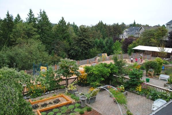 Primary classroom extensions and play area.