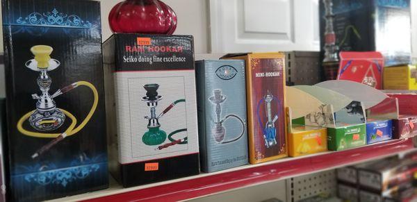 Small Hookahs.