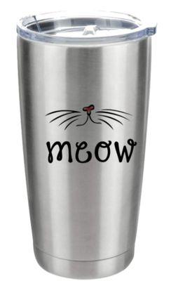 Meow travel tumbler