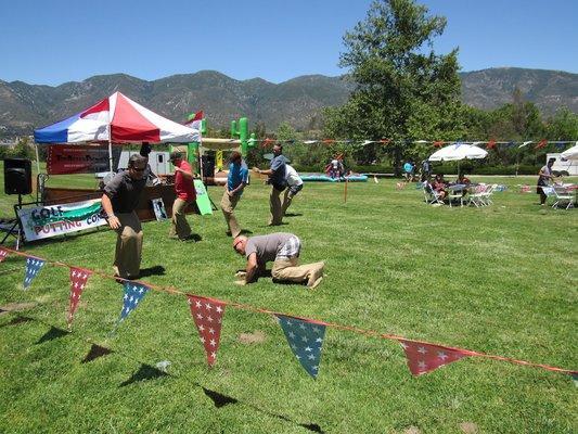 Family Picnic Games by TopNotchEvent.com  Company Picnic at Glen Helen Regional Park