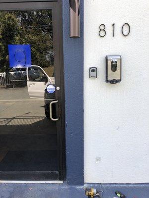 Lock box installation