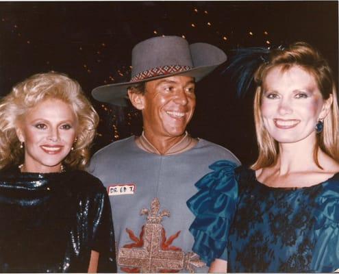 Dr. Terino with Britt Eklund and Maude Adams