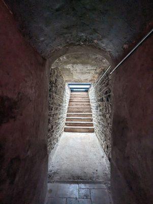 The old "catacombs" entrance