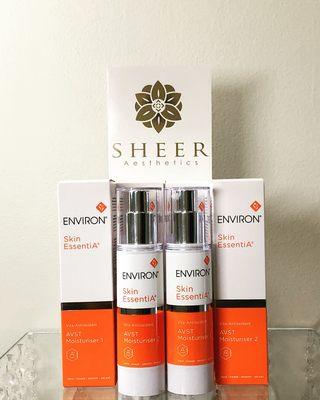 Environ Skincare available at SHEER Aesthetics.