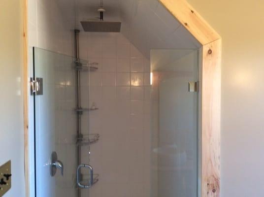 Smaller shower made epic by Dodson's glass and a 12" rain shower :-)