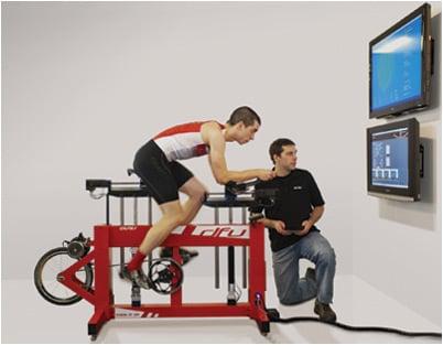 This bike fitting makes you a better rider. 
 http://www.traviscycle.com/fitting-info/guru-dynamic-fit-unit/