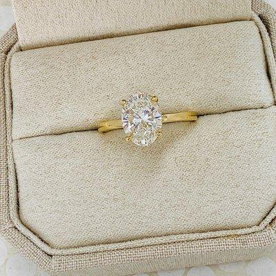 2.50ct Oval Engagement Ring