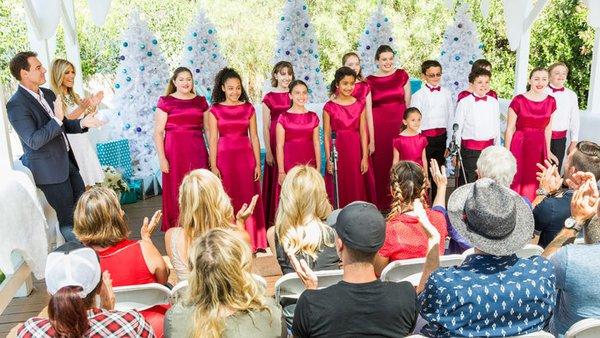 MUSYCA Children's Choir performs on the Home and Family Show, Hallmark Channel.