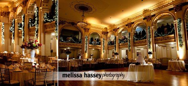 Holiday Event Decor for Ballroom at the Ben