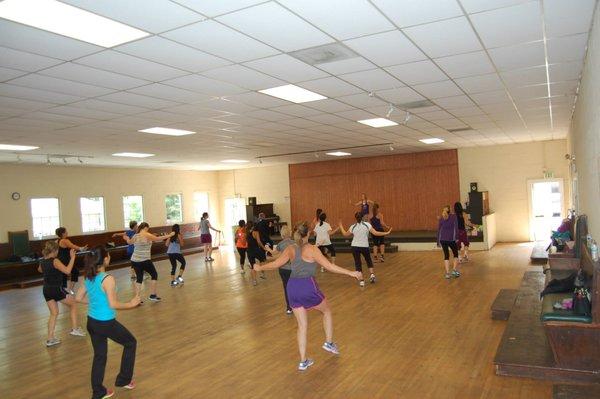 Zumba classes at The Danville Grange.