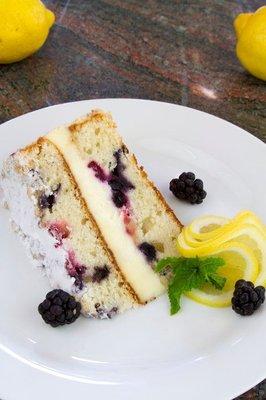 Lemon Berry Mascarpone Cake