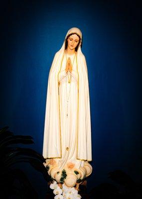 Our Patroness: Our Lady of Fatima.