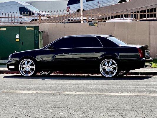 Wheels, minor exterior customizations from Nunez Tires