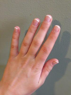 Next day and gel manicure still looks fabulous!