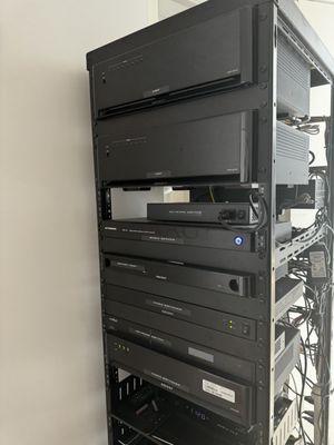 NYC Rack installation. Whole house Smart home Automation. Audio and Video Matrix