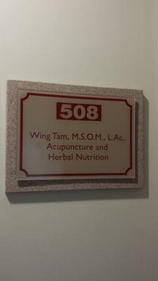 Wing Tam, Licensed Acupuncturist