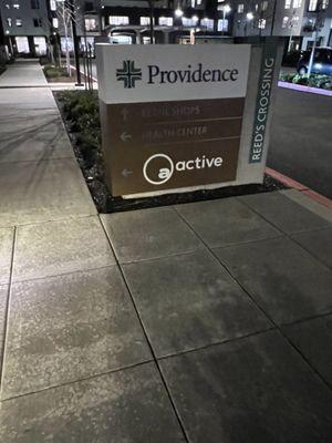 Active gym front sign