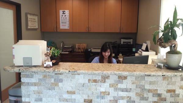 Front office with a friendly staff.