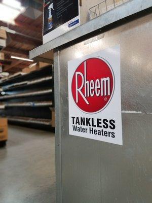 Save water and energy with Rheem tankless