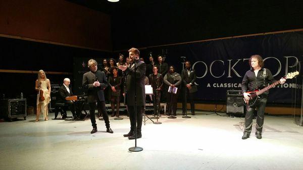 Press preview for "Rocktopia", a musical.