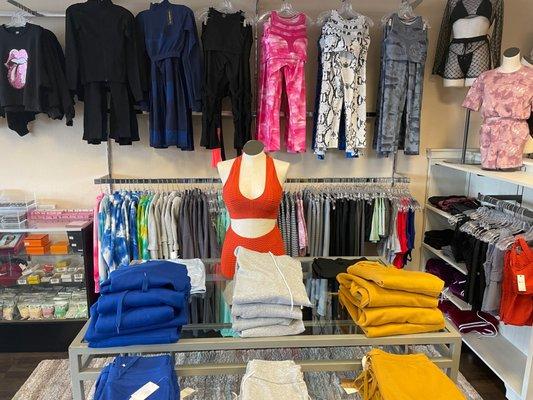 Come get your athleisure! Those trendy tik tok leggings will have you comfy and looking good!