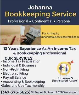 Johanna Tax Financial multi services