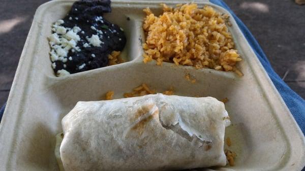 Steak burrito