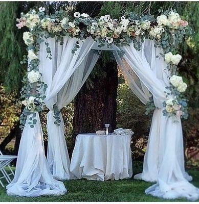 Outdoor canopy decor