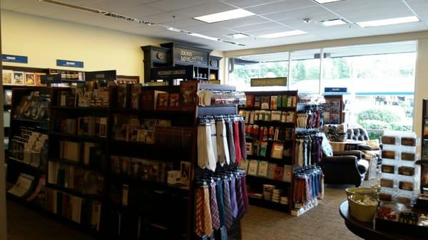 Lots more here than just books - clothes, art, music, movies, decor, tchokles, office supplies, snacks, toys, and more.