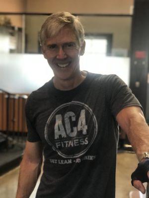 John always smiling during even the most grueling workouts! I love my clients :)   -TJ