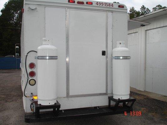 We have plenty of room to fill food trucks propane!