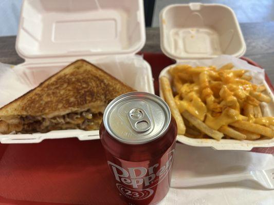 JD Melt Combo w/ cheesy fries