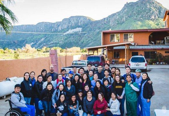 January 2017 Global Medical Mission Alliance mission team at Siloé clinic at La Mision, Baja California