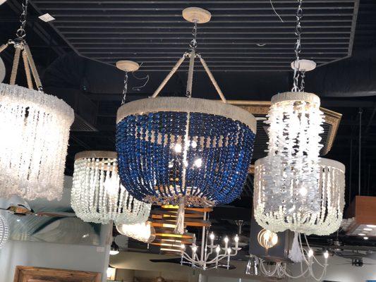 Beaded Chandeliers