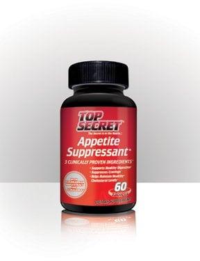 Top Secret Nutrition's all natural Appetite Suppressant with Glucomannan and Slimaluma